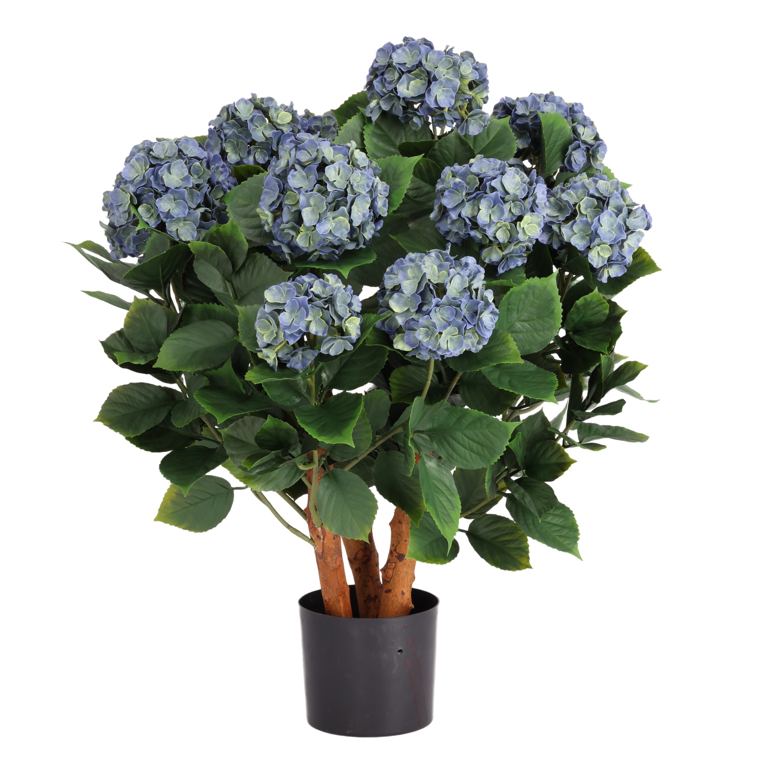 Hortensia UV Kunstplant Deluxe 80cm Blauw 1 Hortensia UV Kunstplant Deluxe 80cm Blauw