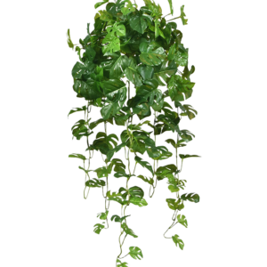 Monstera kunst hangplant 80cm - groen