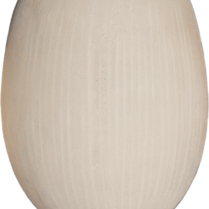Baq Polystone Coated Plain Balloon Natural (met inzetbak), 48x55cm