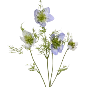 Nigella kunsttak 55 cm blauw