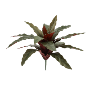 Calathea 30cm Kunstplant groen/rood