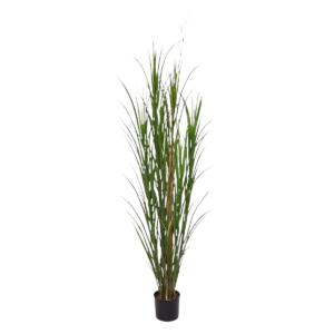 Kunst Rietgras plant deluxe 165cm - groen - UV bestendig