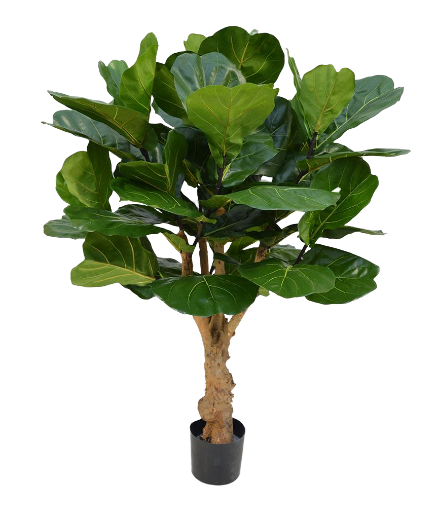 Lyrata deluxe kunstplant op stam 125cm 1 Lyrata deluxe kunstplant op stam 125cm