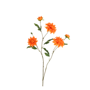 Dahlia Kunsttak deluxe 78cm Oranje