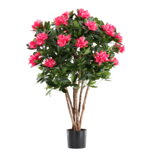 Rhododendron Kunstplant Deluxe 115cm Cerise