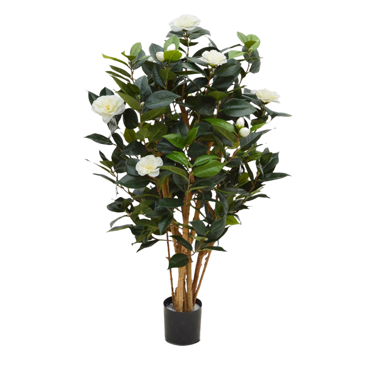 Camelia Japonica deluxe kunstplant 100cm - creme 1 Camelia Japonica deluxe kunstplant 100cm - creme