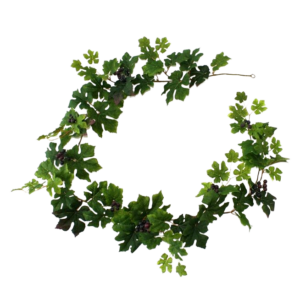 Diamond druiven kunstguirlande 180cm