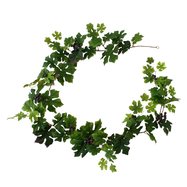 Diamond druiven kunstguirlande 180cm 1 Diamond druiven kunstguirlande 180cm