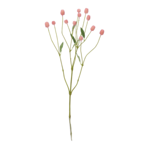 Gomphrena Kunsttak 65cm Roze