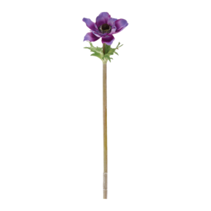 Anemoon Kunstbloem 40cm Blauw-Paars