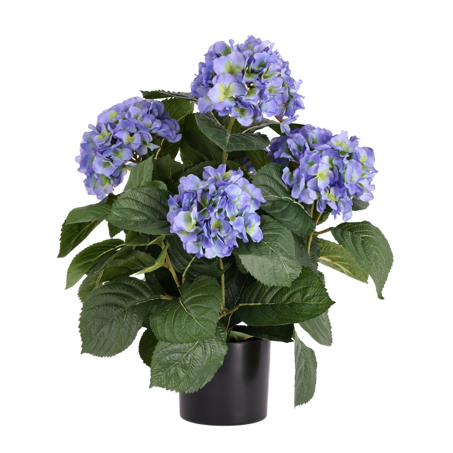Hortensia deluxe kunstplant 45cm - blauw 1 Hortensia deluxe kunstplant 45cm - blauw