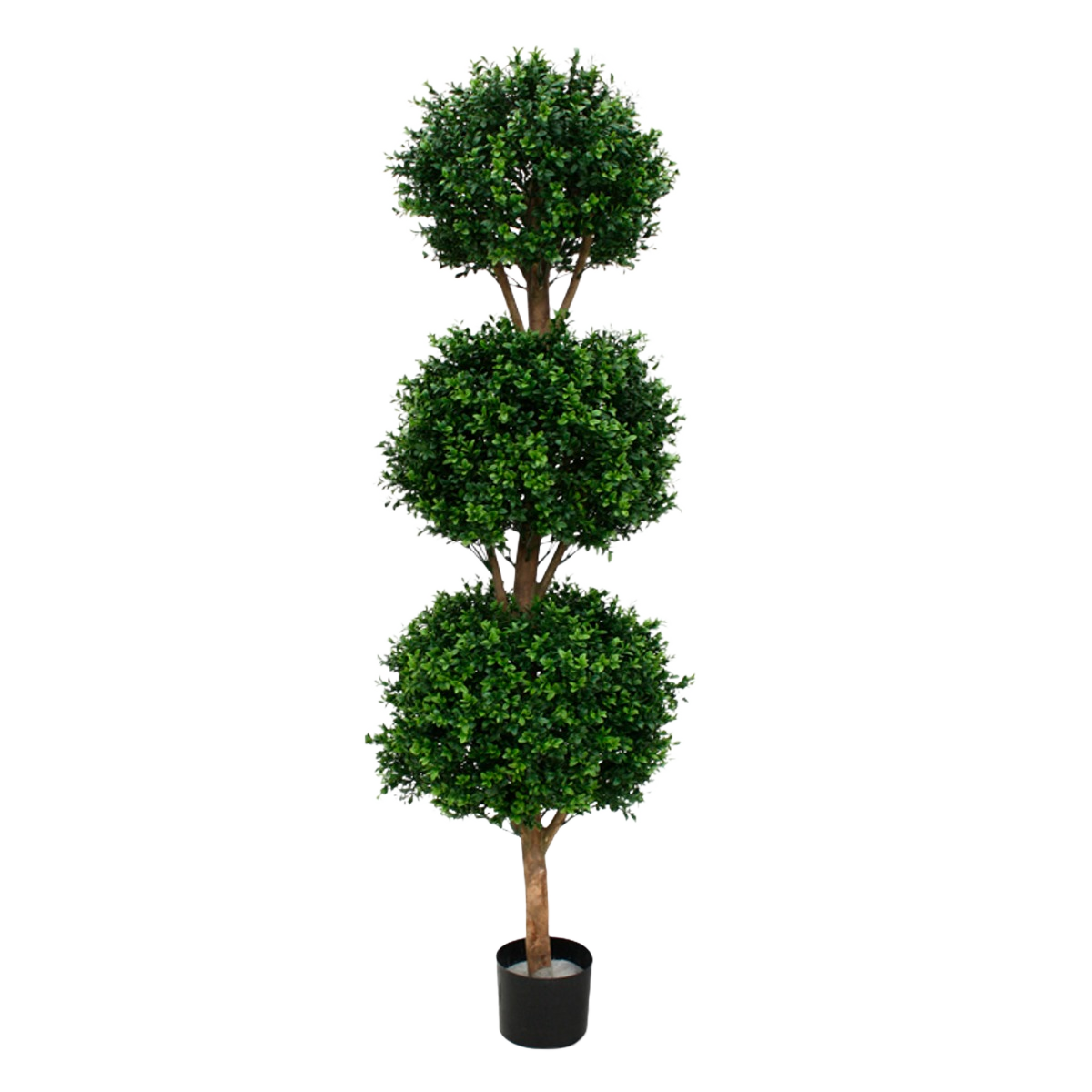 Buxus bol deluxe x3 kunstplant 175cm - UV bestendig 1 Buxus bol deluxe x3 kunstplant 175cm - UV bestendig