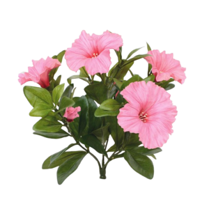 Petunia kunstboeket 25 cm cerise