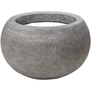 Baq Polystone Plain Bowl Grey, 17x11cm