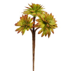 Mini Red Echeveria kunsttak 17cm
