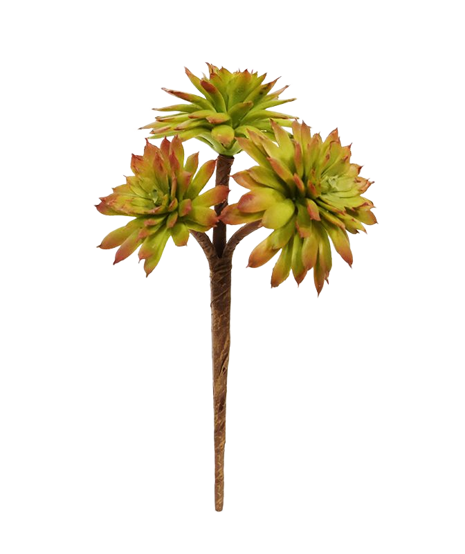 Mini Red Echeveria kunsttak 17cm 1 Mini Red Echeveria kunsttak 17cm