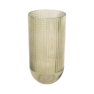 Bloemenvaas Attract groot 30x 15cm - mosgroen