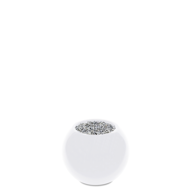 Luxe Sierpot Darwin wit hoogglans Ø35,5 x H28 cm 1 Luxe Sierpot Darwin wit hoogglans Ø35,5 x H28 cm