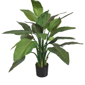 Strelitzia kunstplant 95cm - groen