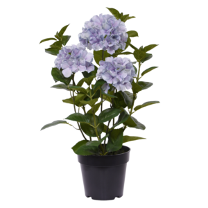 Hortensia Kunstplant in pot 65cm Blauw
