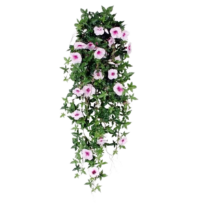 Petunia kunst hangplant 110cm - rose