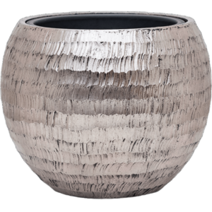 Baq Opus Hammered Globe silver (met inzetbak), 40x32cm