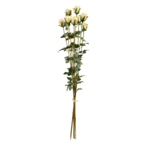 Kunst Rozenbundel x8 70 cm creme