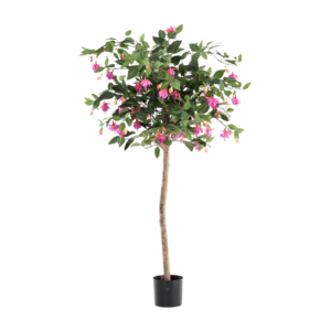 Fuchsia Kunstplant op stam 120cm Paars