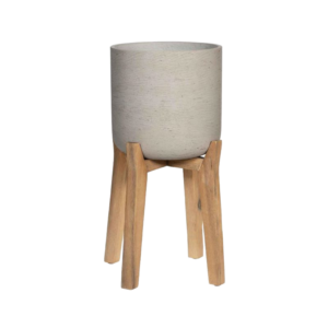 Plantenpot Charlie M (Feet High) grijs 23x23x38cm