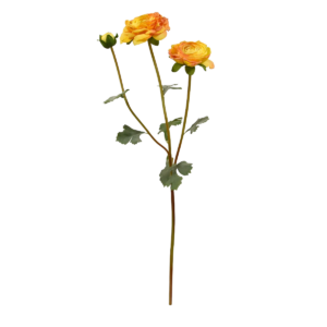 Kunst Ranonkeltak 60 cm oranje-geel