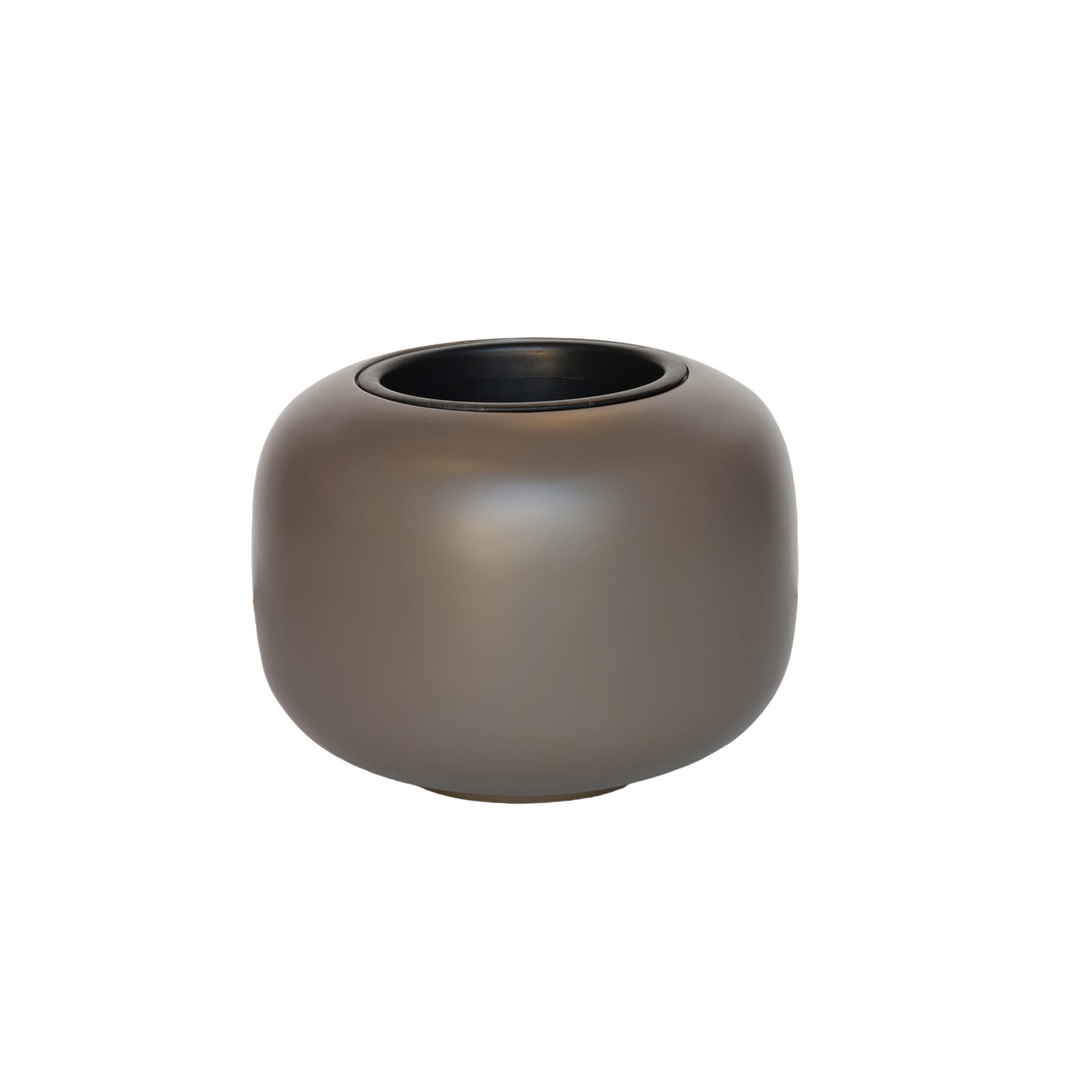 Pot Phuket taupe 34 x H26cm 1 Pot Phuket taupe 34 x H26cm