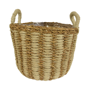 Plantenmand Kotaro 27x 35 cm - wit