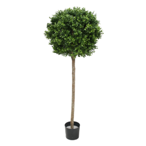 Buxus bol op stam kunstplant 140cm - UV bestendig