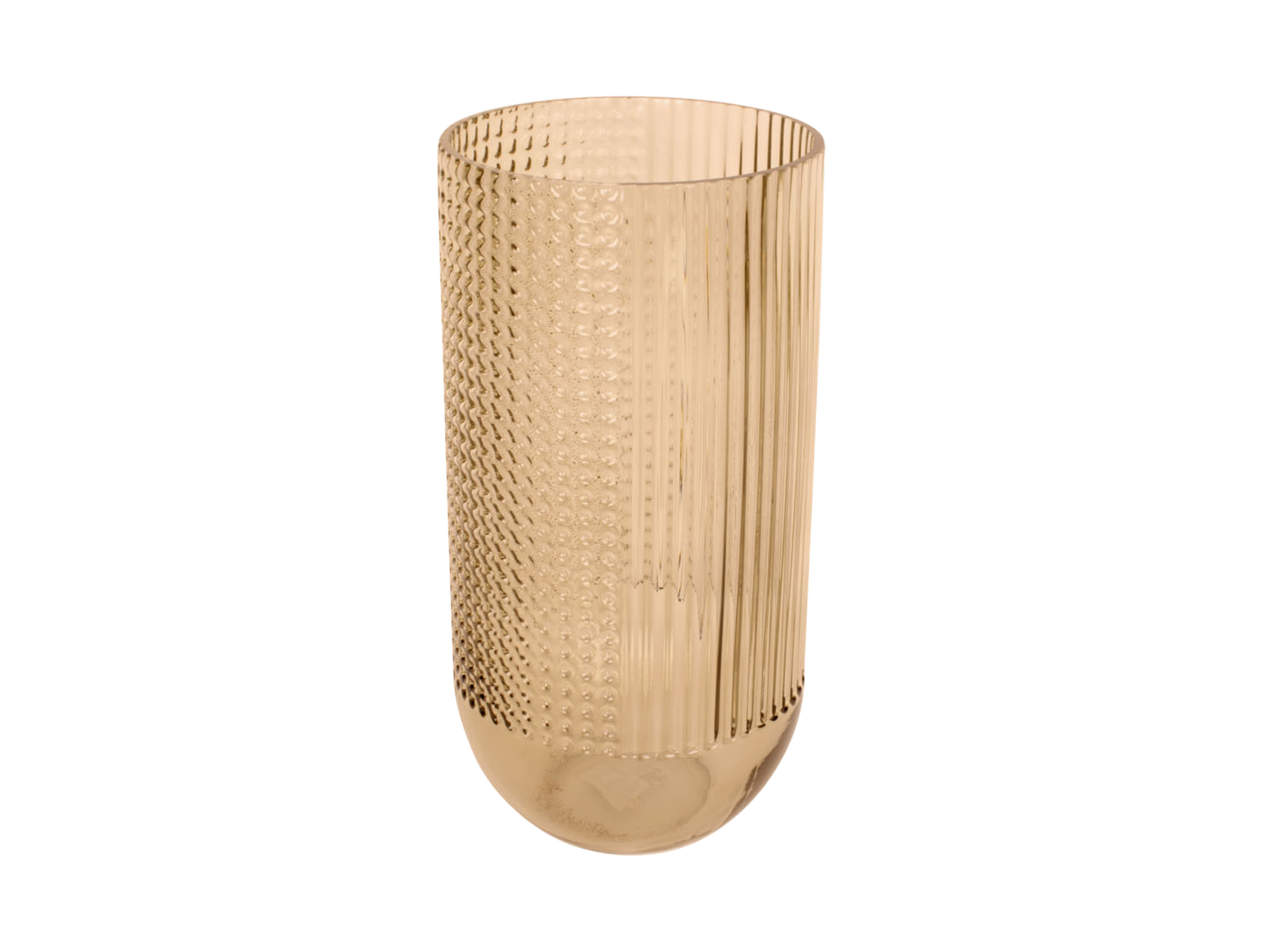 Bloemenvaas Attract groot 30x 15cm - zandbruin 1 Bloemenvaas Attract groot 30x 15cm - zandbruin