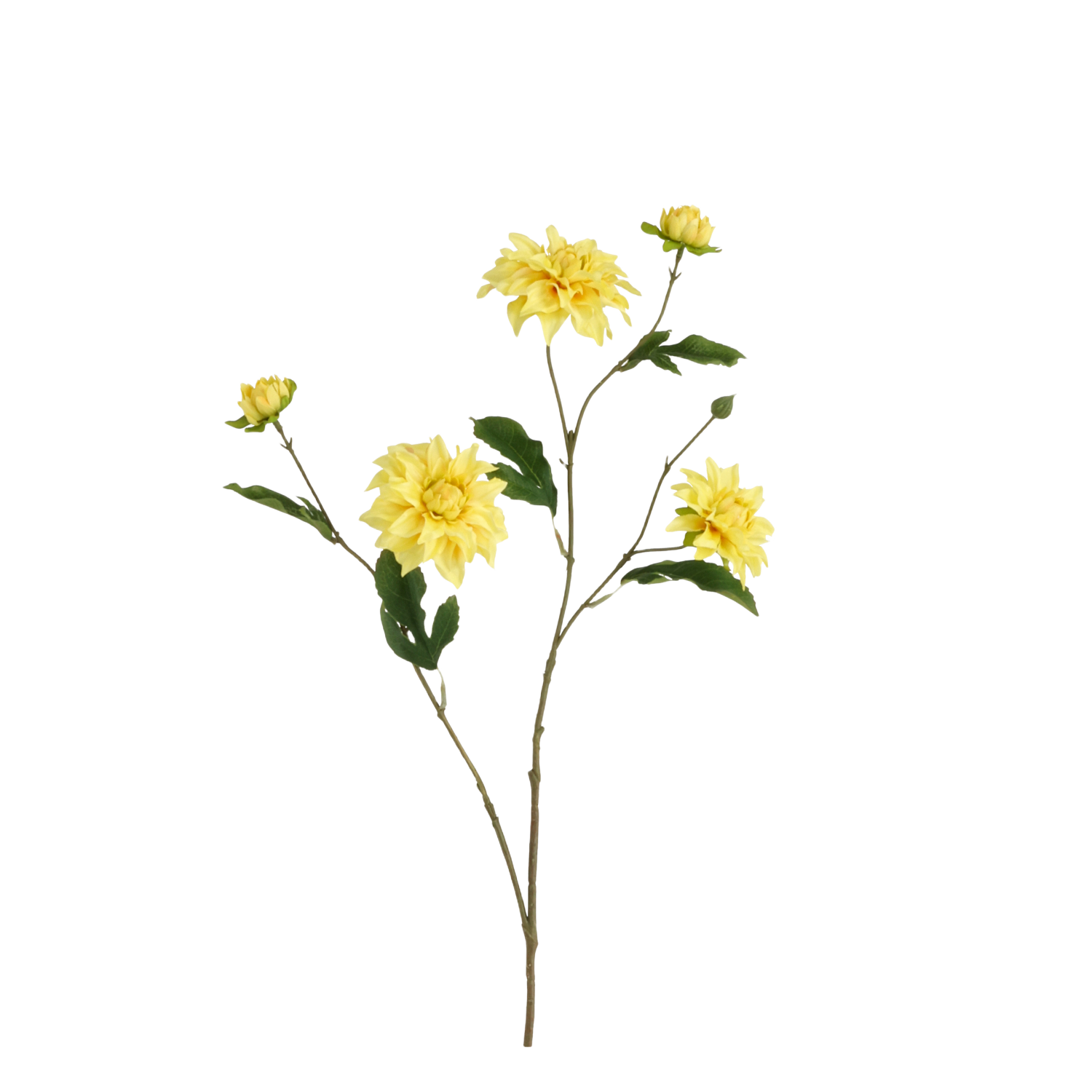 Dahlia Kunsttak deluxe 78cm Geel 1 Dahlia Kunsttak deluxe 78cm Geel