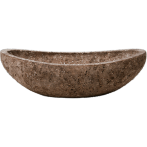 Baq Polystone Plain Boat Rock, 46x20x13cm