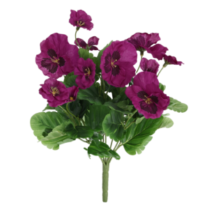 Viool kunstplant 25cm paars
