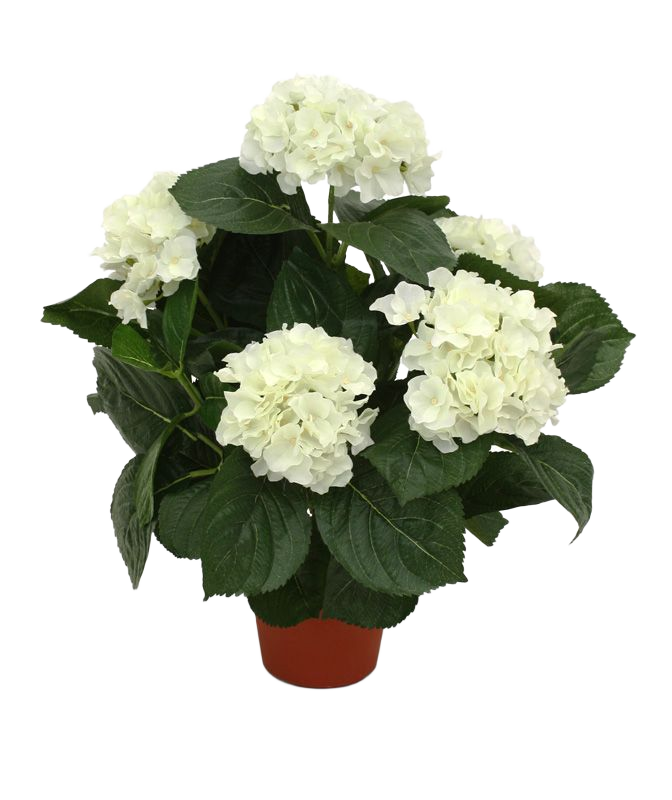 Hortensia deluxe kunstplant 45cm - crème 1 Hortensia deluxe kunstplant 45cm - crème