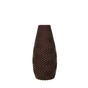 Felicia 3D wandvaas 18x8x5cm Bronze Metallic