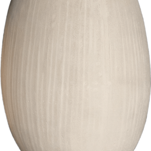 Baq Polystone Coated Plain Balloon Natural (met inzetbak), 52x68cm