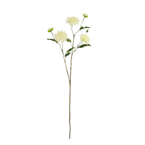 Dahlia Kunsttak deluxe 78cm Creme