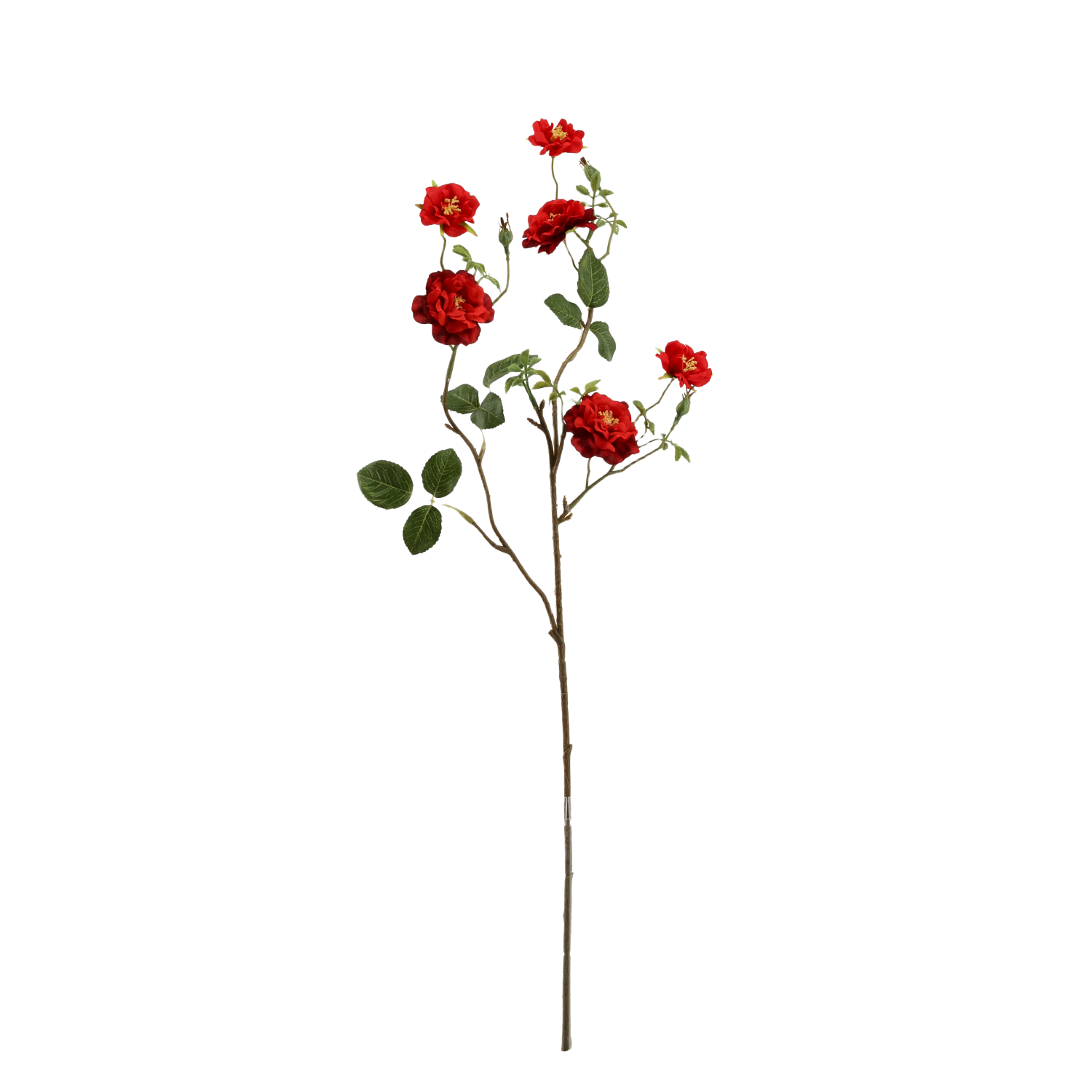 Wilde Rozen Kunsttak 71cm Rood 1 Wilde Rozen Kunsttak 71cm Rood