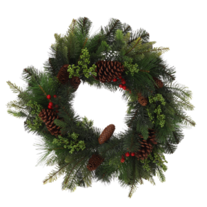 Kunst Kerstkrans Deluxe 60 cm Deco