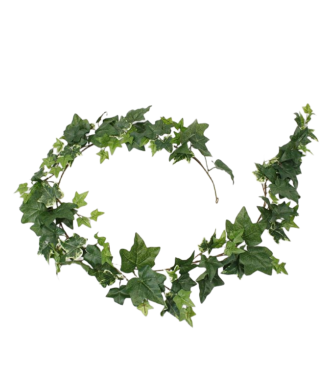 Hedera guirlande kunst hangplant 180cm - groen/bont 1 Hedera guirlande kunst hangplant 180cm - groen/bont