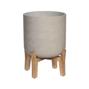 Plantenpot Charlie M (Feet low) grijs 21x21x25,5cm