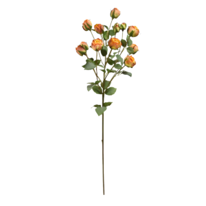 Kunst Trosrozentak 70 cm oranje