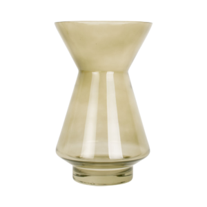 Bloemenvaas Glow medium 22x 13,5 cm - mosgroen