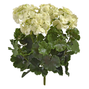 Kunst Geranium PL XL 40cm -creme - UV bestendig