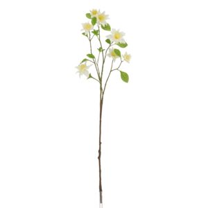 Clematis Kunsttak 92cm Creme
