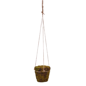 Mospot met juten touwhanger 70cm